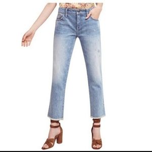 Anthropologie Hyphen Boyfriend Mid-Rise Blue Jeans